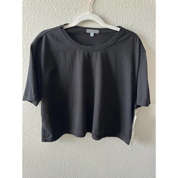 GOOD AMERICAN COTTON CROPPED TEE - Picture 6 of 16